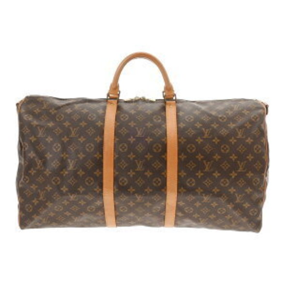 Louis Vuitton Monogram Keepall Bandouliere Brown Canvas Boston Bag - Picture 1 of 9